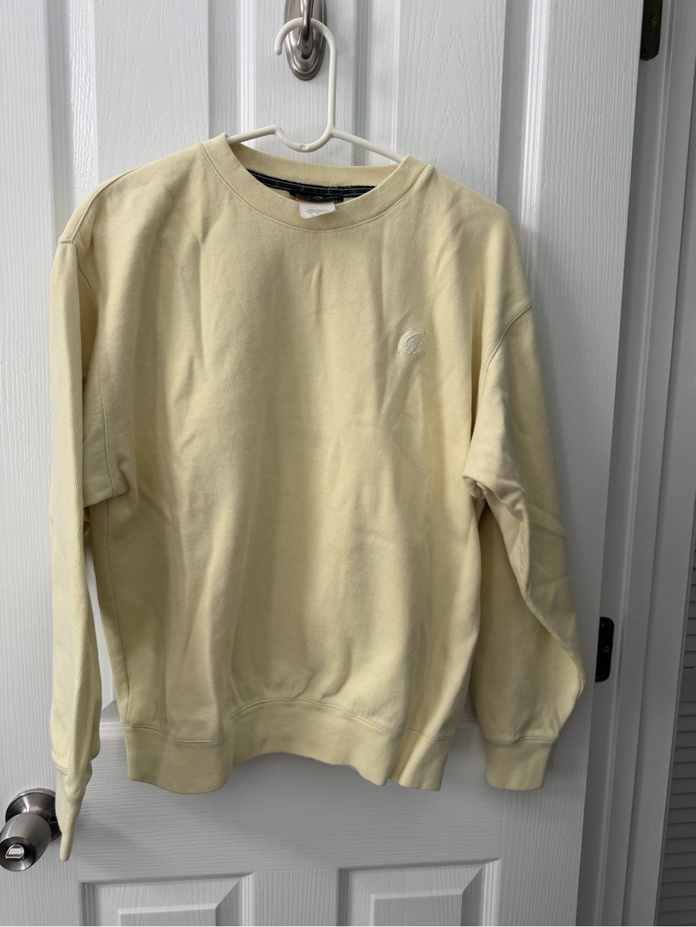 Vintage “The Greenbrier” Classic Crewneck 100% cotton yellow sweatshirt (Medium)